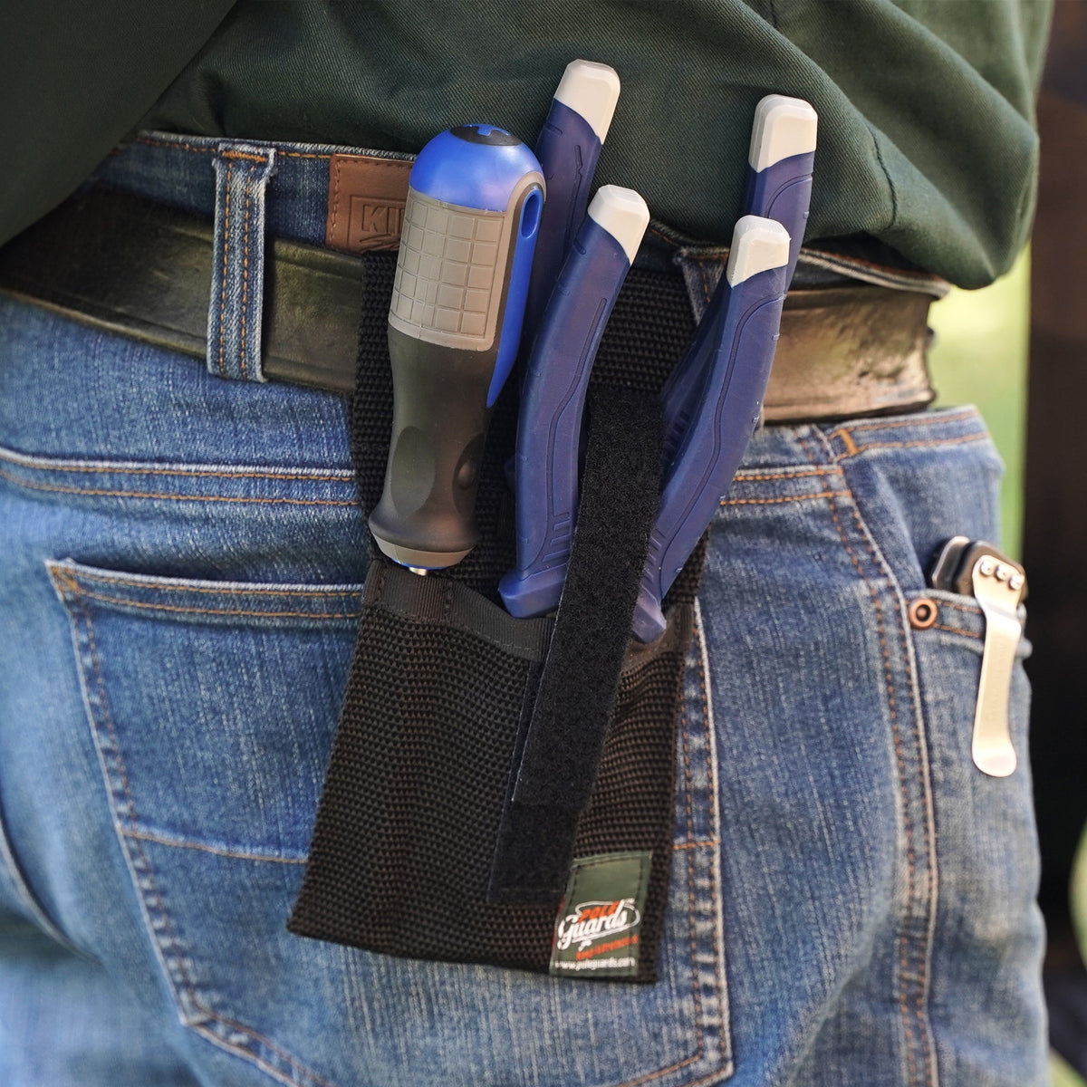 Needle Nose Plier, Side Cutter and Spike Holster
